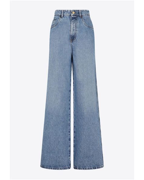 miu miu wide leg jeans